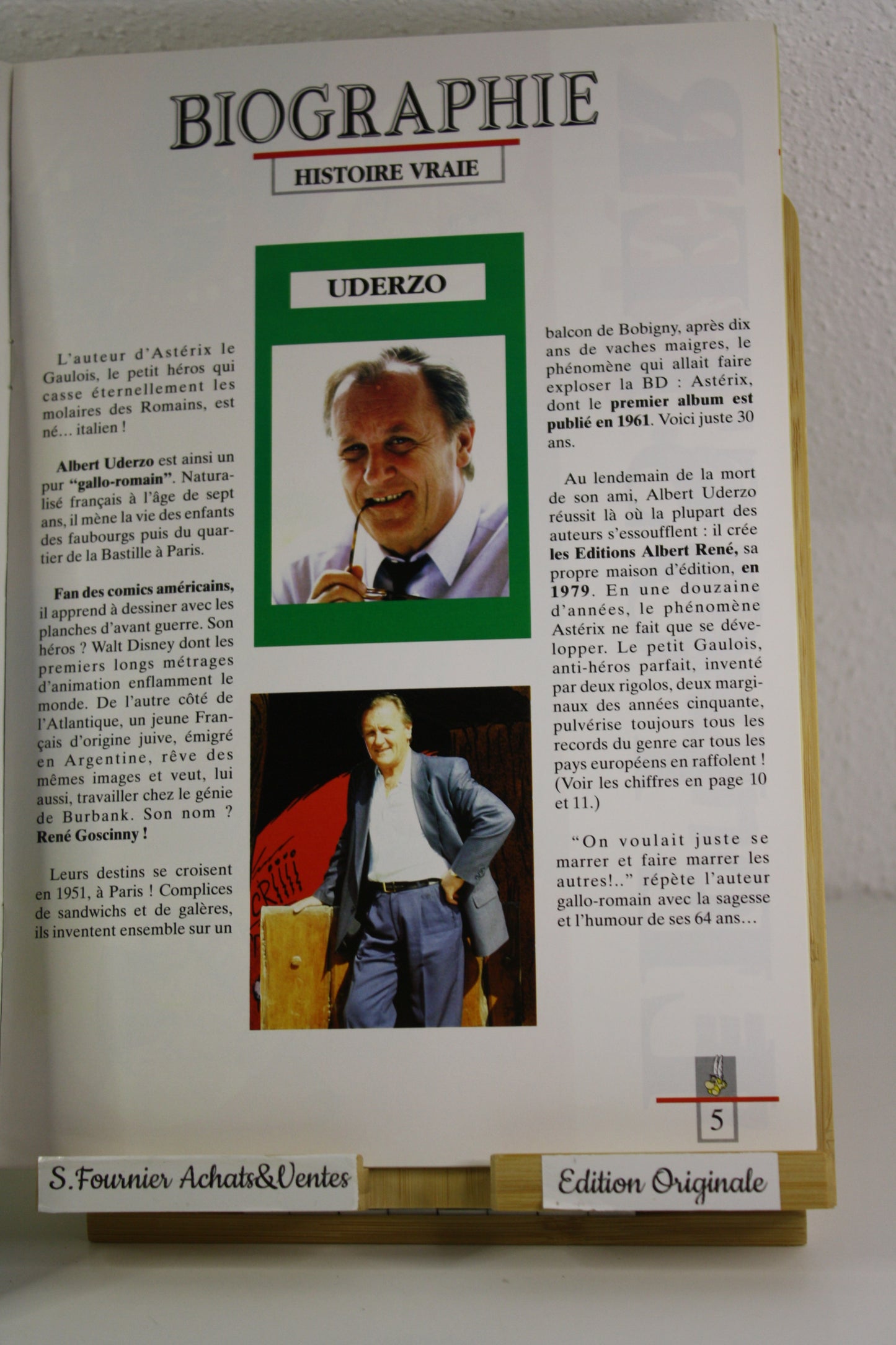Le journal d’Astérix n°4 – Astérix – Uderzo Goscinny – Albert René – EO - 1991