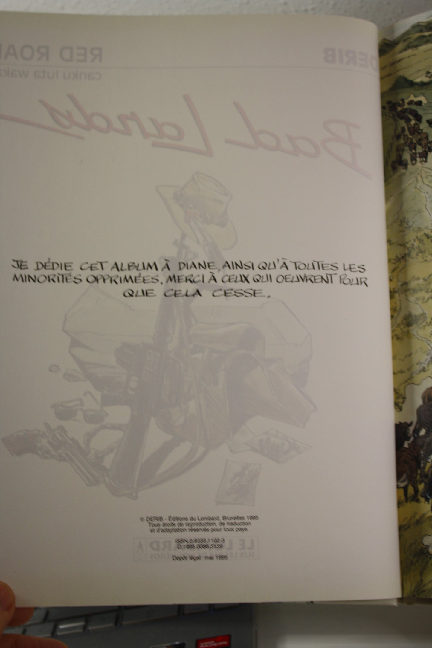 Bad Lands – Red Road – Derib – Le Lombard – EO - 1995