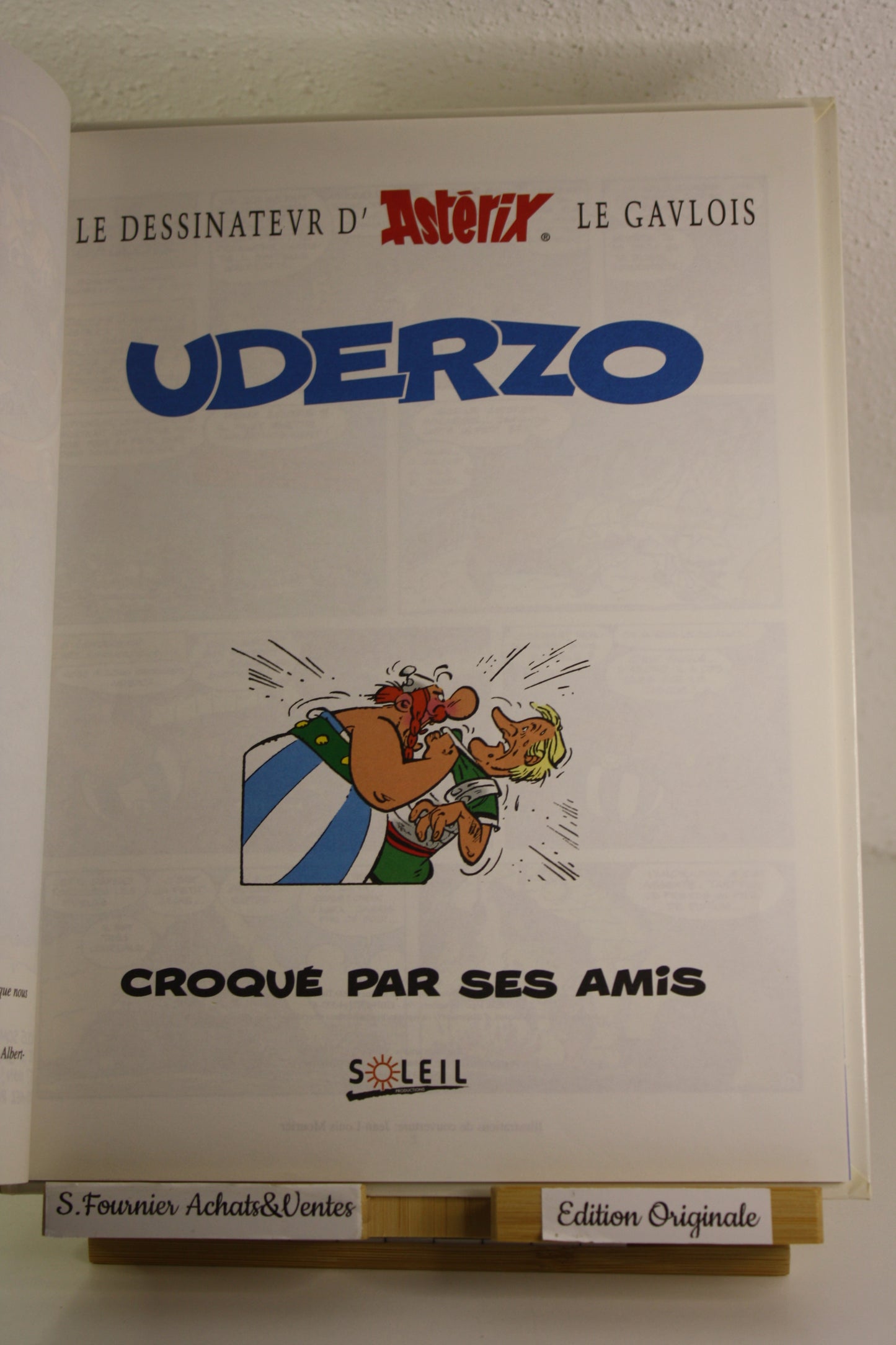 Uderzo croqué par ses amis – Astérix – Collectif – Soleil – EO - 1996