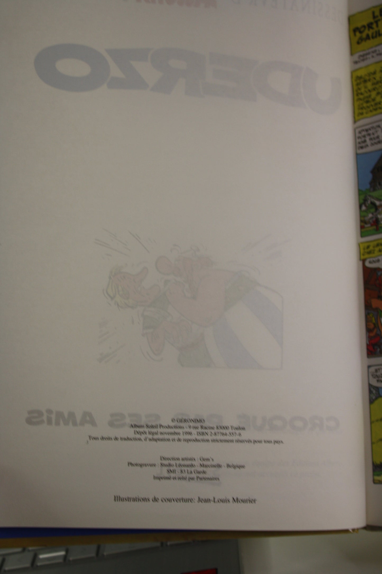 Uderzo croqué par ses amis – Astérix – Collectif – Soleil – EO - 1996