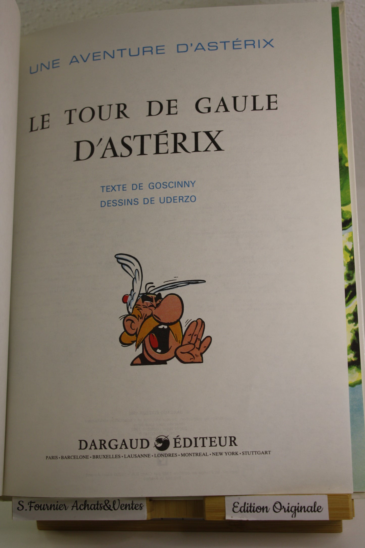 Le tour de Gaule – Astérix – Goscinny Uderzo – Dargaud – Réédition - 1992