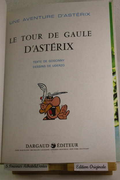 Le tour de Gaule – Astérix – Goscinny Uderzo – Dargaud – Réédition - 1992