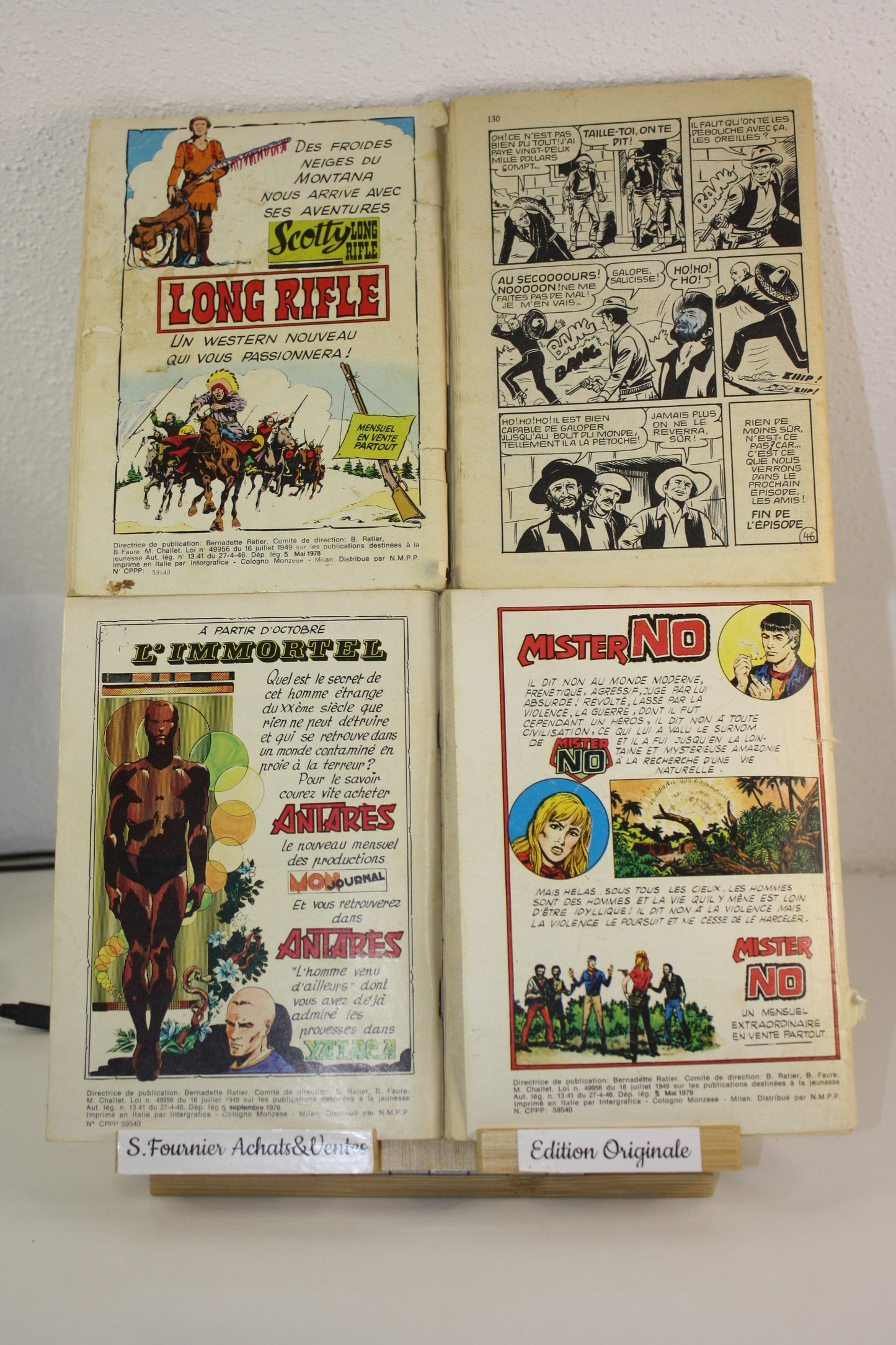 El Bravo n°8 ; 9 ;12 et 20 – El Bravo –  Missaglia – Aventures et Voyages – Périodique – 1978/79