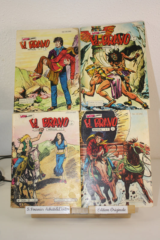 El Bravo du n°25 au 28 – El Bravo – Missaglia – Aventures et Voyages – Périodique – 1979/80