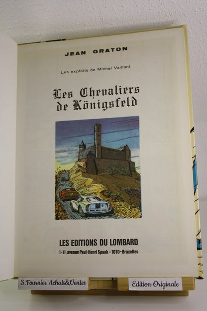 Les chevaliers de Königsfeld – Michel Vaillant – Graton – Lombard – Réédition - 1978