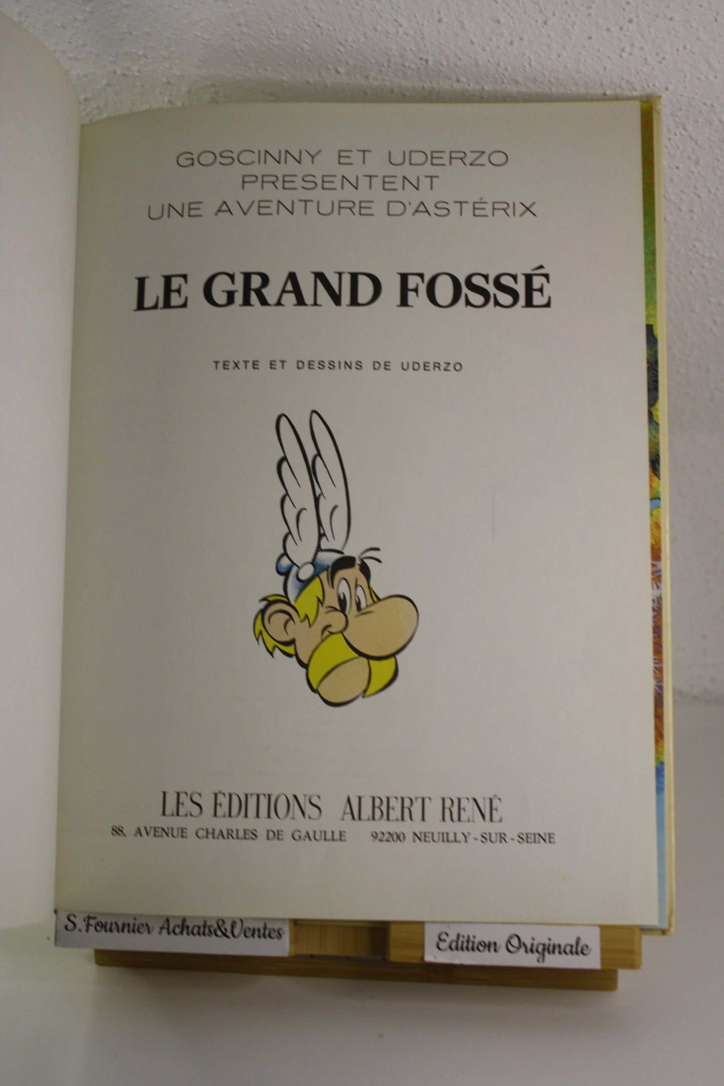 Le grand fossé – Astérix – Goscinny Uderzo – Albert René – EO - 1980