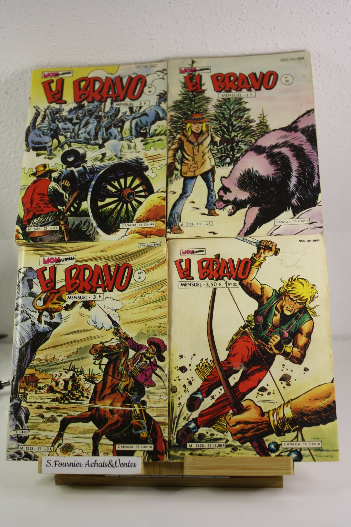 El Bravo du n°29 au 32 – El Bravo – Missaglia – Aventures et Voyages – Périodique – 1980