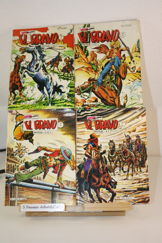 El Bravo du n°37 au 41 – El Bravo – Missaglia – Aventures et Voyages – Périodique – 1980/81