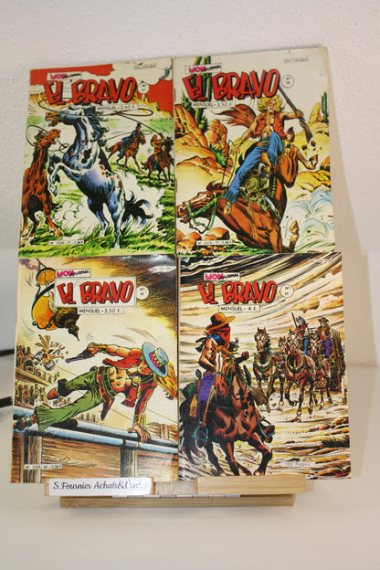El Bravo du n°42 au 45 – El Bravo – Missaglia – Aventures et Voyages – Périodique – 1981