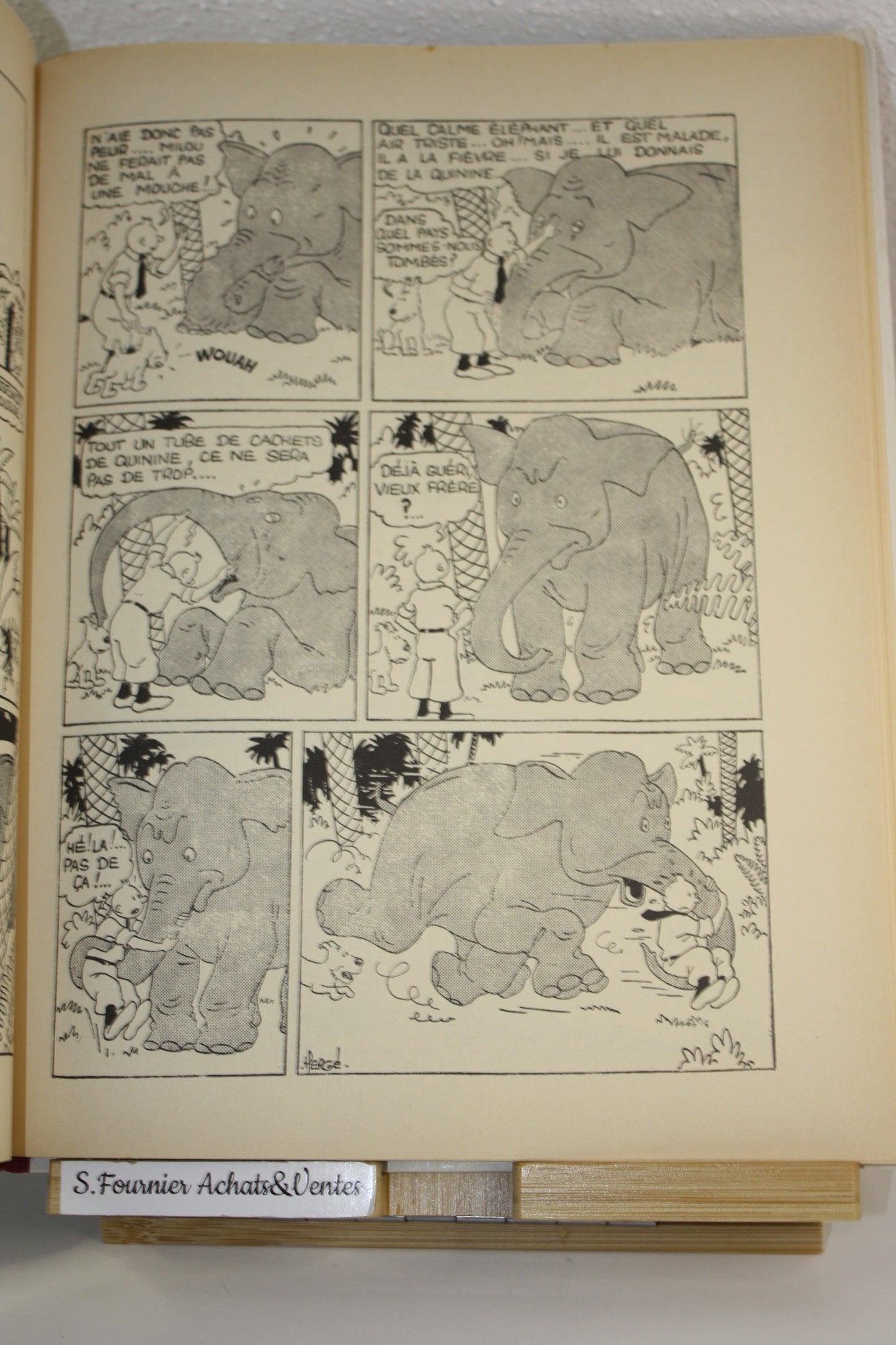 Facsimilé Les cigares du pharaon – Tintin reporter en Orient – Hergé – Casterman – EO – 1984
