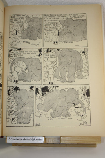 Facsimilé Les cigares du pharaon – Tintin reporter en Orient – Hergé – Casterman – EO – 1984