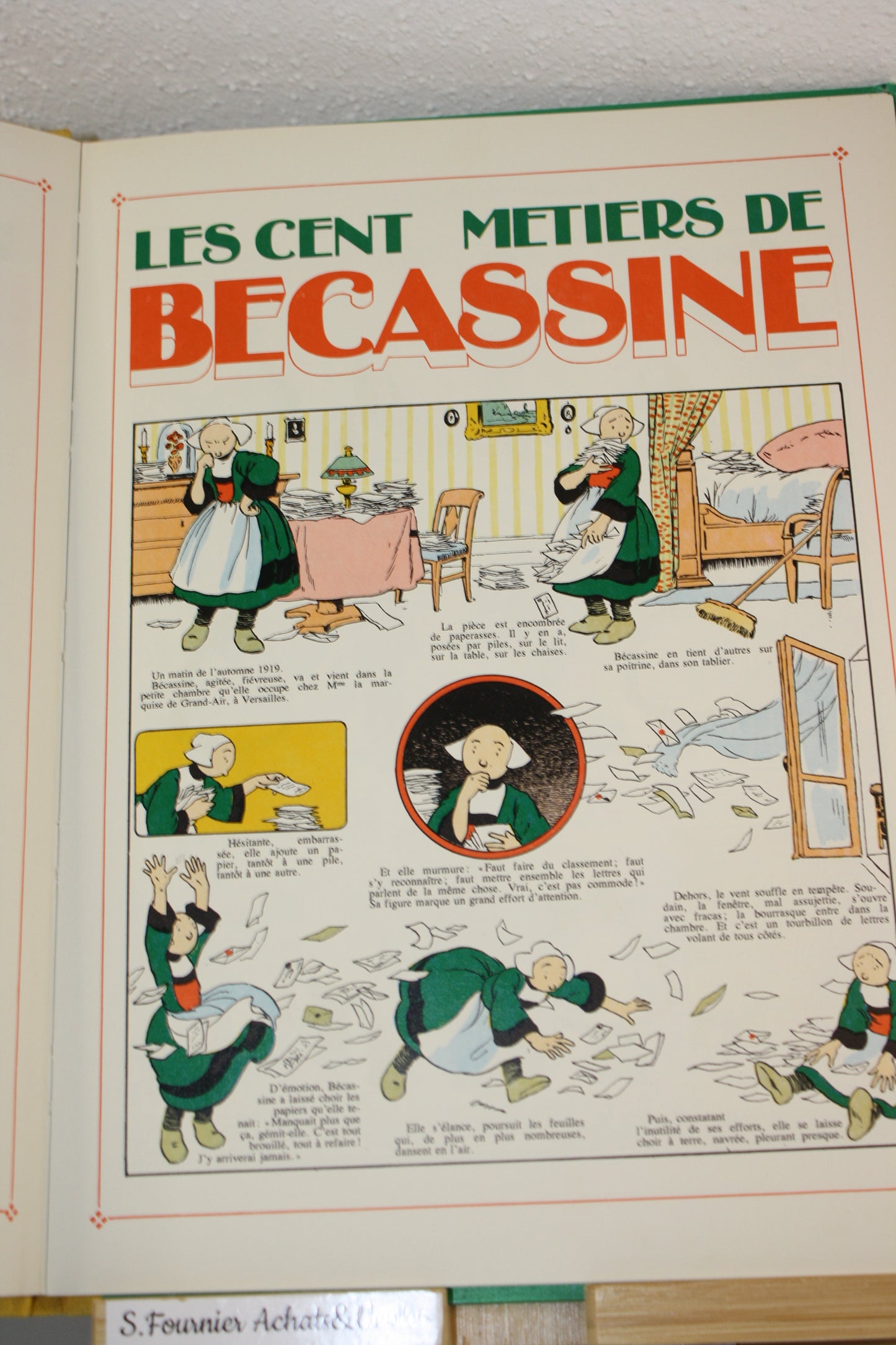 Les cent métiers de Bécassine – Bécassine – Caumery Pinchon Porphyre – Gautier Languereau – Réédition – 1982