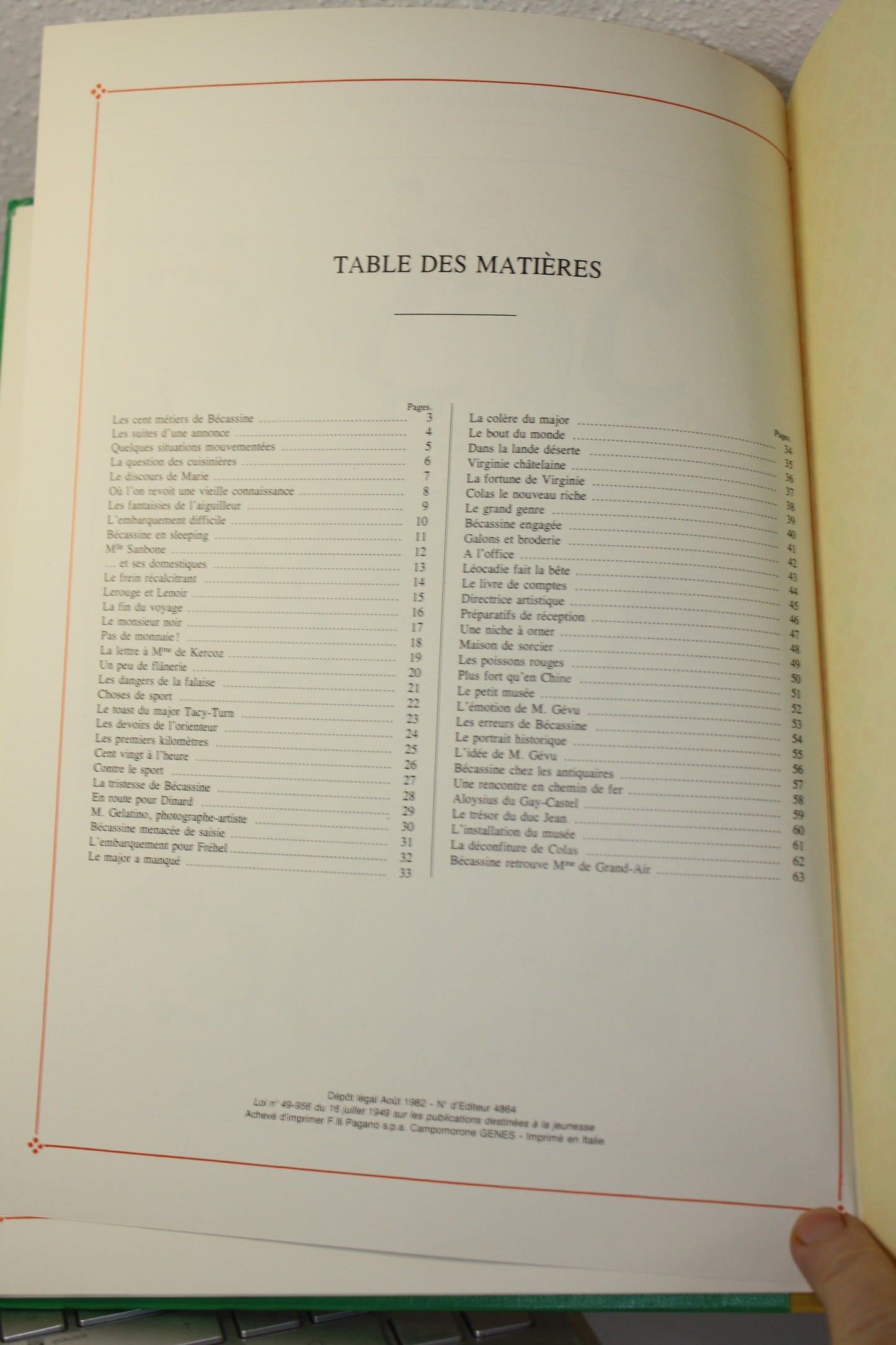 Les cent métiers de Bécassine – Bécassine – Caumery Pinchon Porphyre – Gautier Languereau – Réédition – 1982