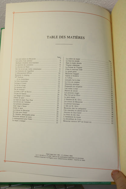 Les cent métiers de Bécassine – Bécassine – Caumery Pinchon Porphyre – Gautier Languereau – Réédition – 1982