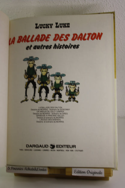 La ballade des dalton – Lucky Luke – Morris – Dargaud – EO – 1986