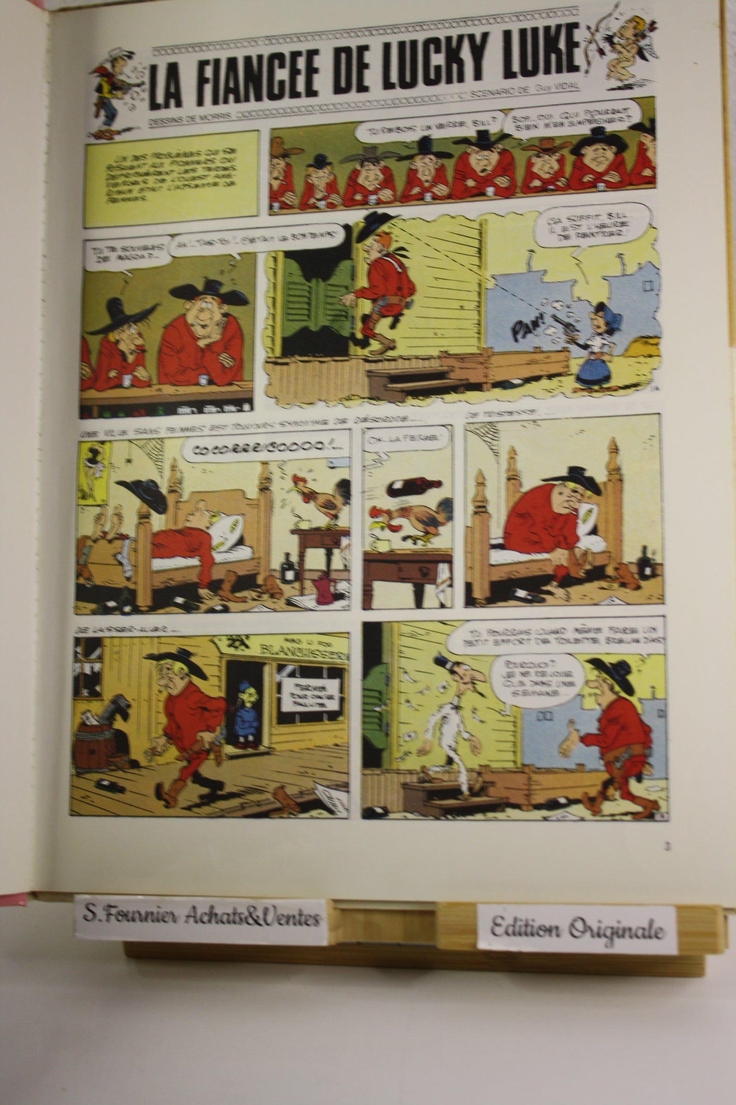 La fiancée de Lucky Luke – Lucky Luke – Morris Vidal – Dargaud – EO – 1985