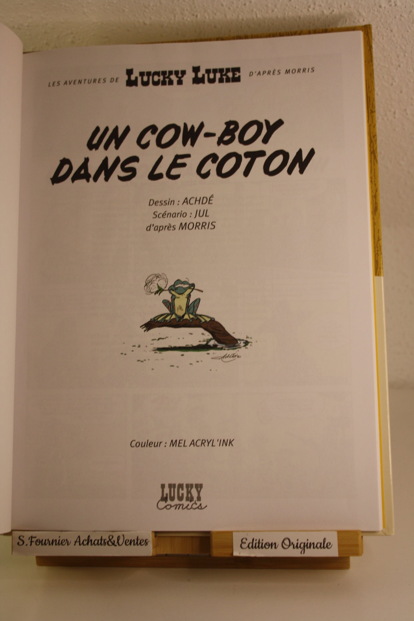 Un cow boy dans le coton – Lucky Luke – Achdé Jul Morris – Lucky Comics – EO – 2020