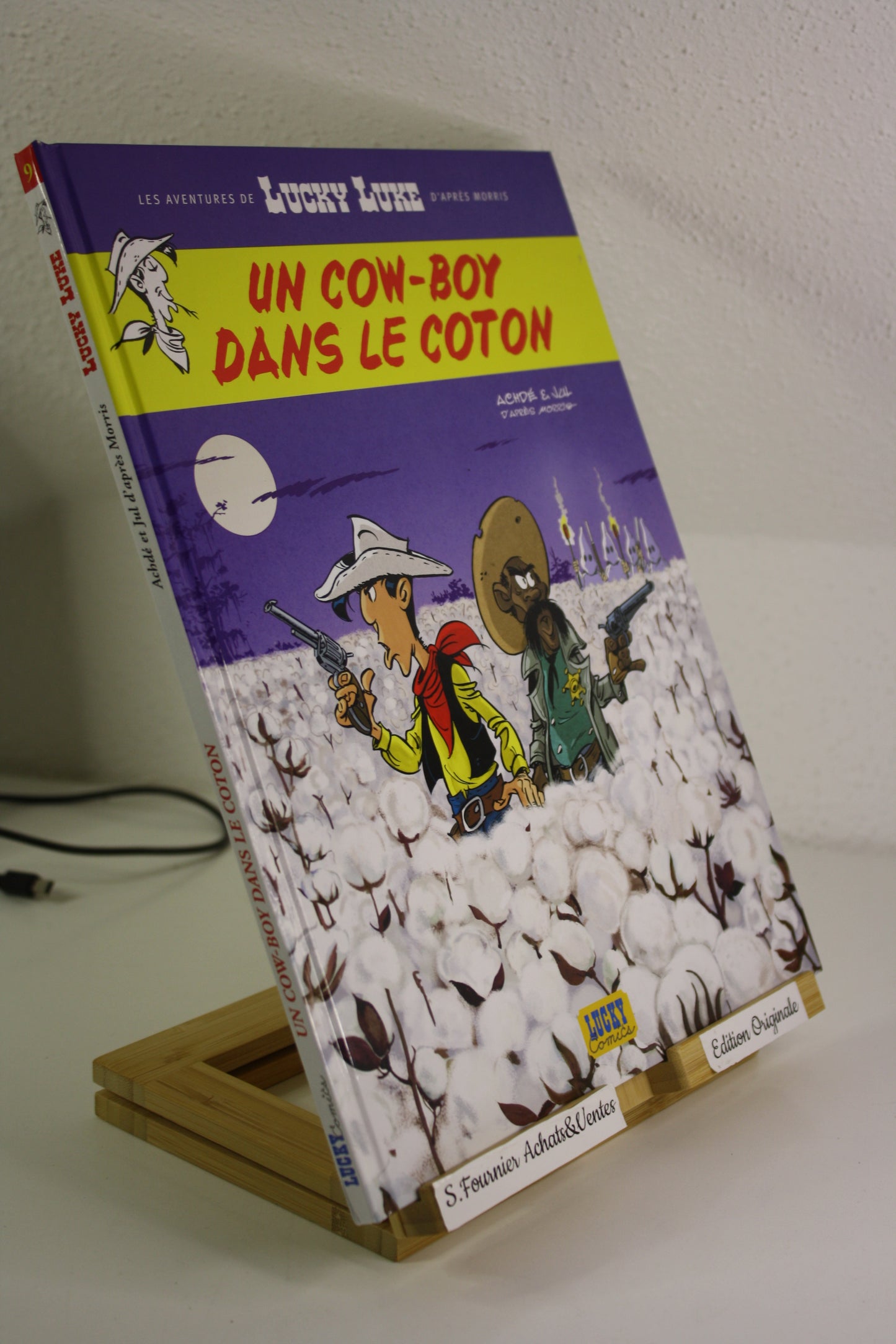 Un cow boy dans le coton – Lucky Luke – Achdé Jul Morris – Lucky Comics – EO – 2020