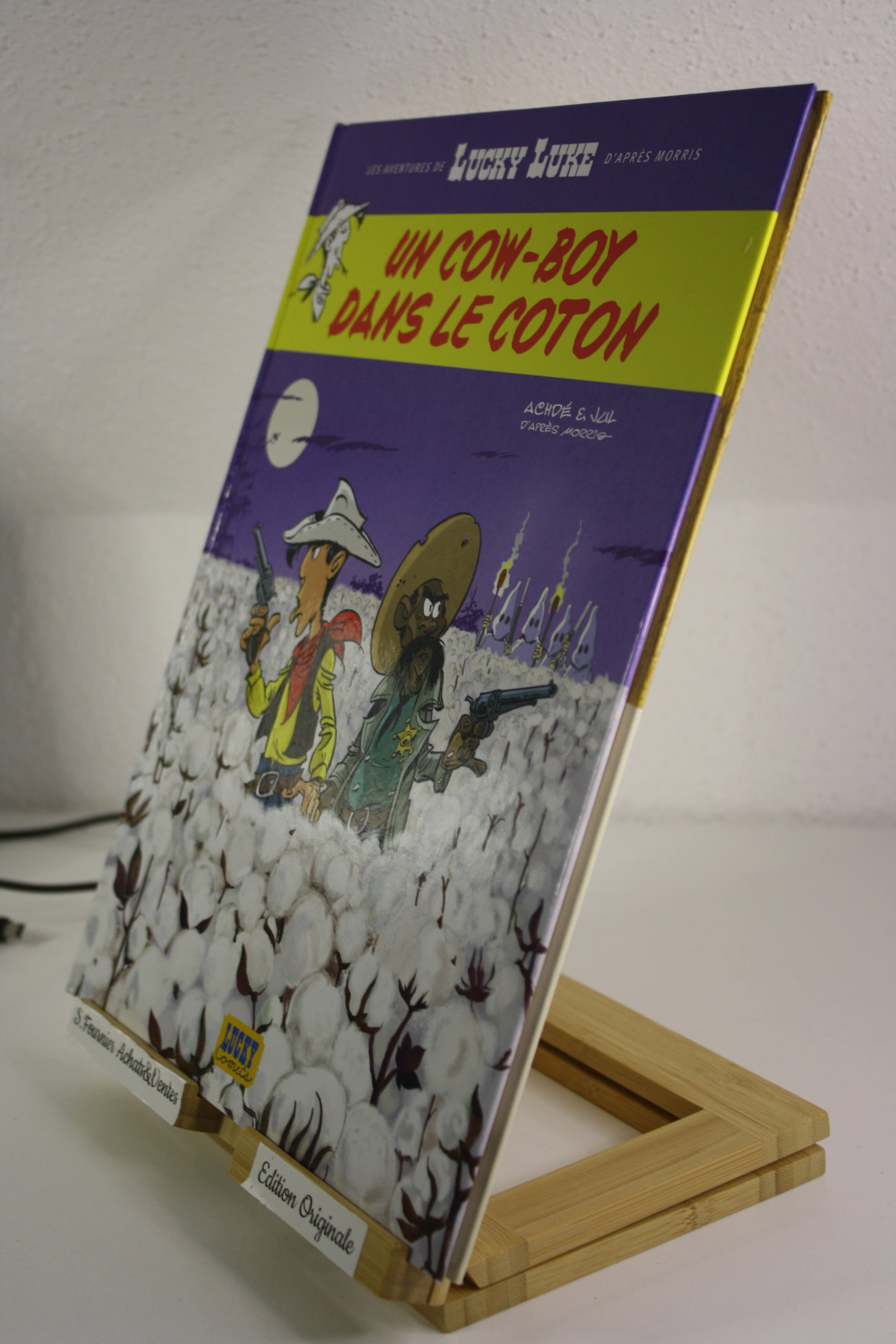 Un cow boy dans le coton – Lucky Luke – Achdé Jul Morris – Lucky Comics – EO – 2020