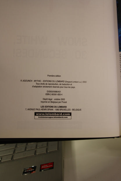 Snow White 30 secondes ! – Alpha – Jigounov Mythic – Lombard – EO – 2003