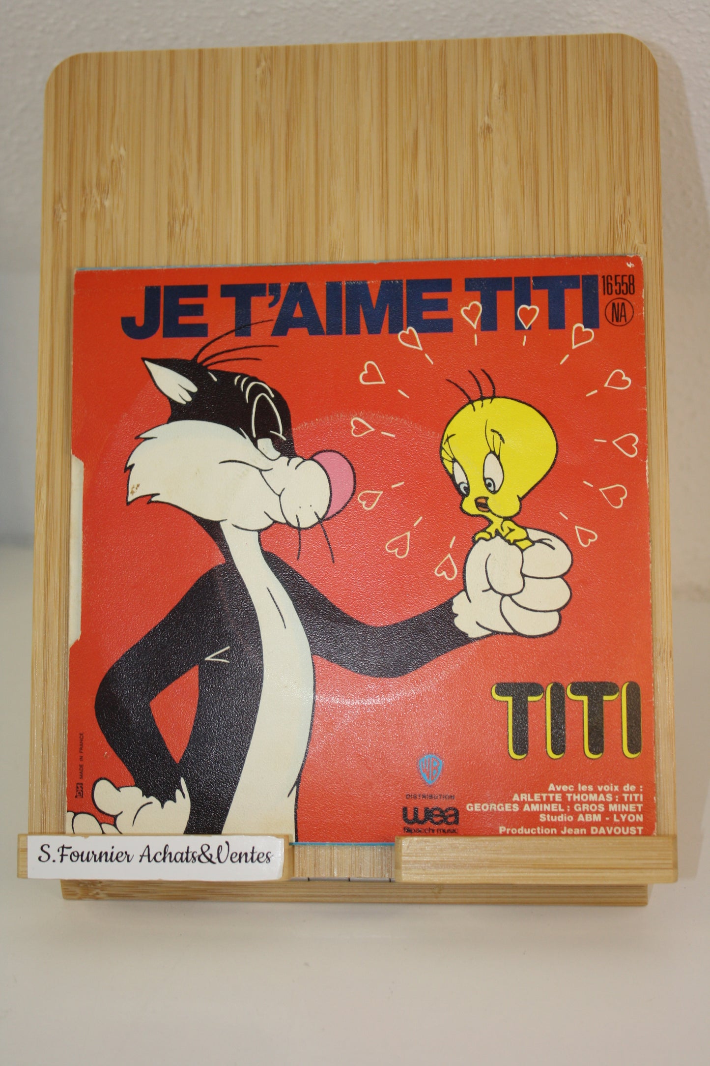 Le Dauphin, L'Otarie ... Et Les Autres – Titi et Gros Minet – Aminet Thomas – Warner Bros Record – vinyle 45t – 1975
