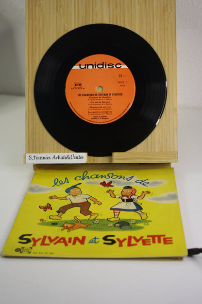 N° 1 Les chansons de – Sylvain et Sylvette – Dubois De Lioncourt Pèlerin – Unidisc – vinyle 33 tours 7’’ – 1962