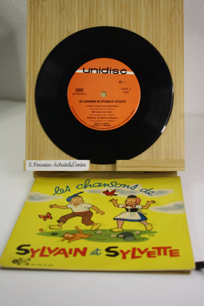 N° 1 Les chansons de – Sylvain et Sylvette – Dubois De Lioncourt Pèlerin – Unidisc – vinyle 33 tours 7’’ – 1962