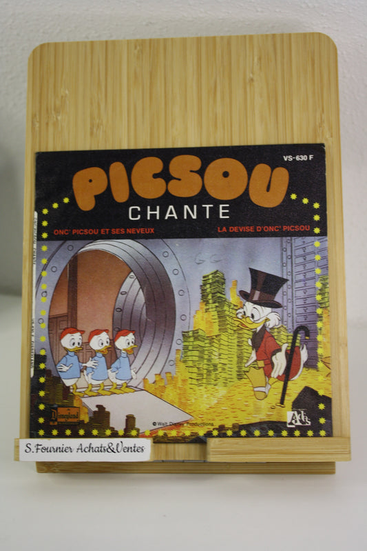 Picsou chante – Picsou – Anne Jousset, Michel Elias – Disneyland – vinyle 45 tour – 1976 –