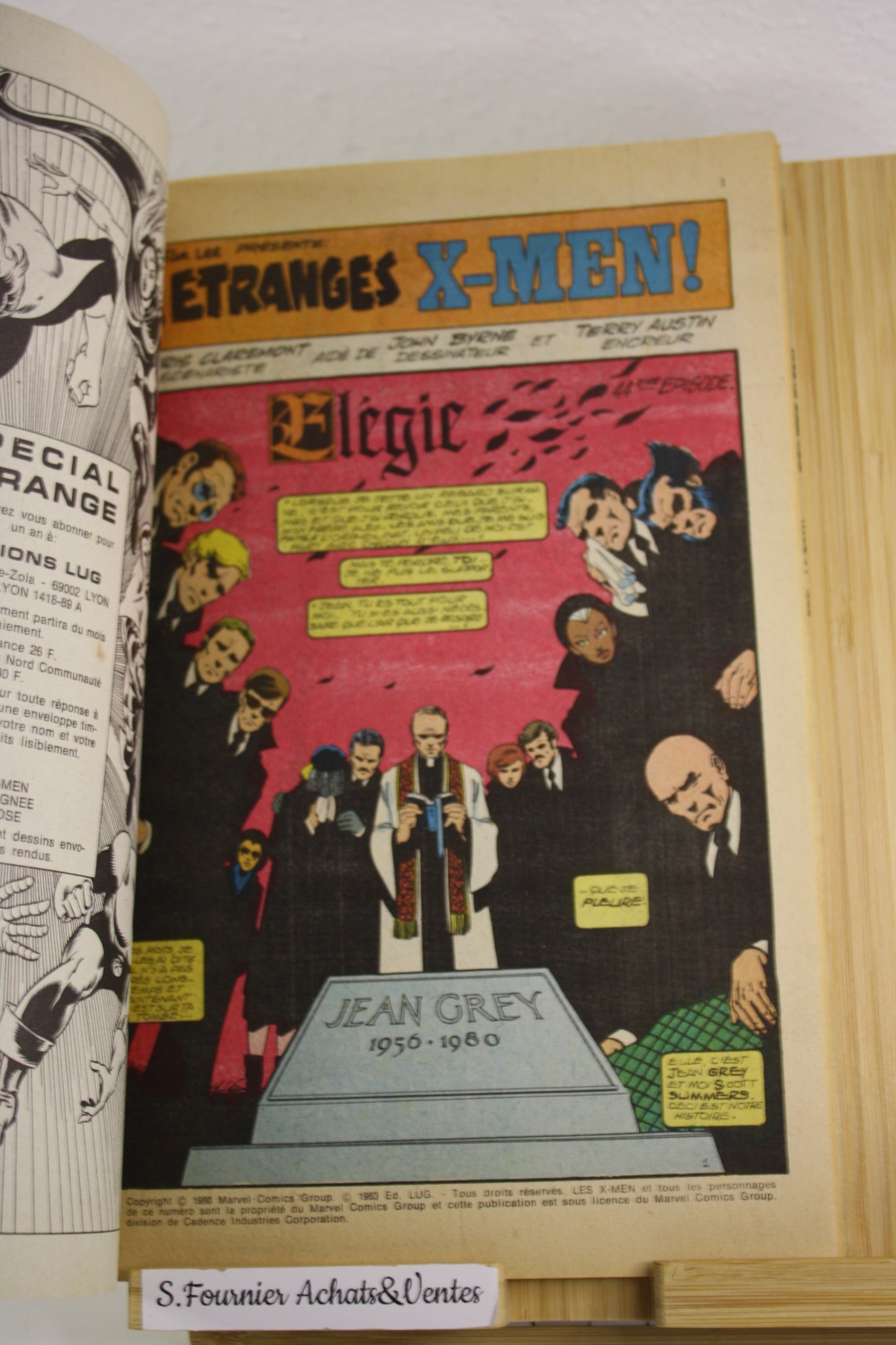 Les étranges X Men : Elégie = n°34 – Spécial Strange – Collectif – LUG – Périodique – 1983