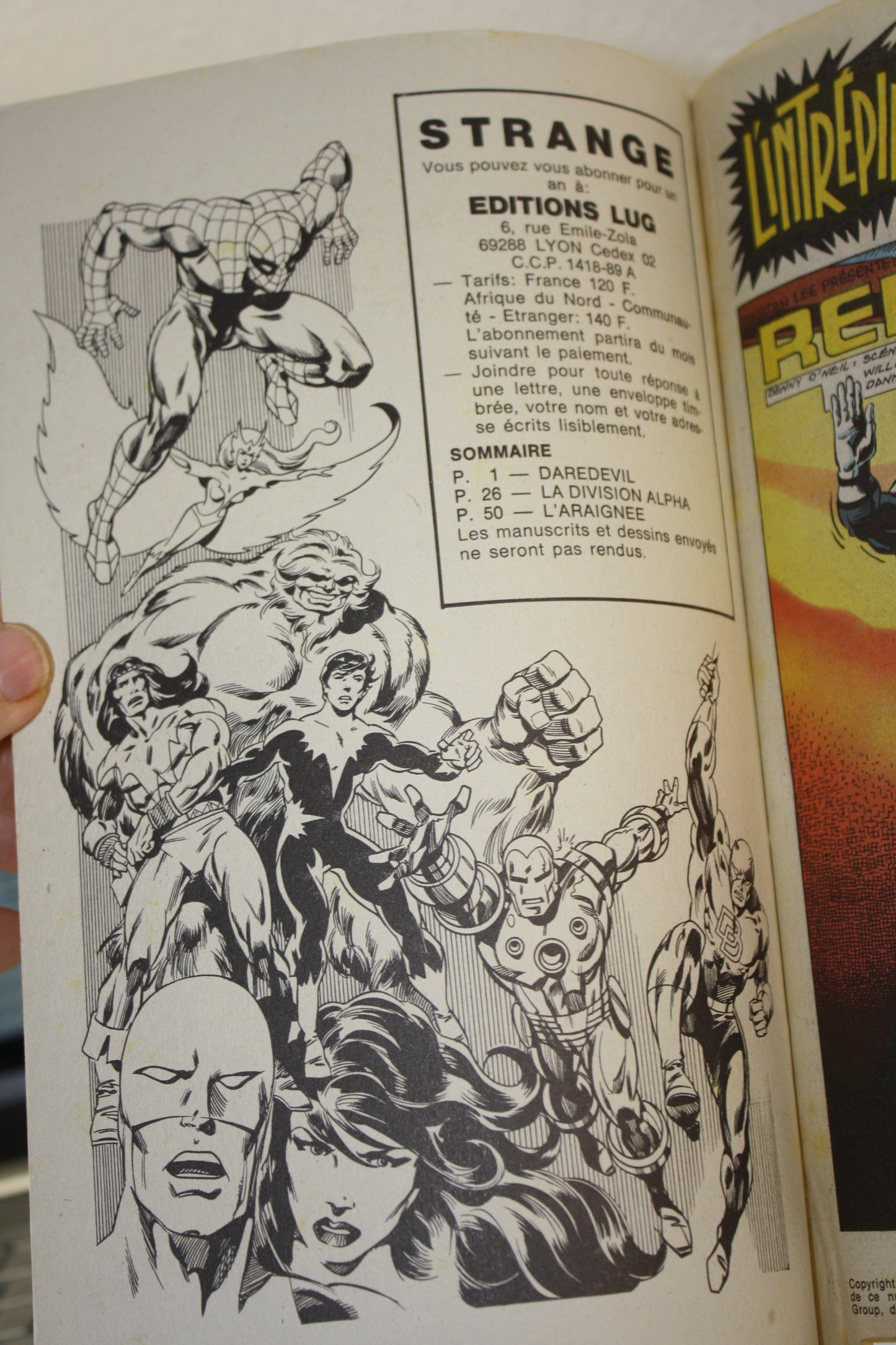 Daredevil : Rédemption = n°192 – Strange – Collectif – LUG – Périodique – 1985