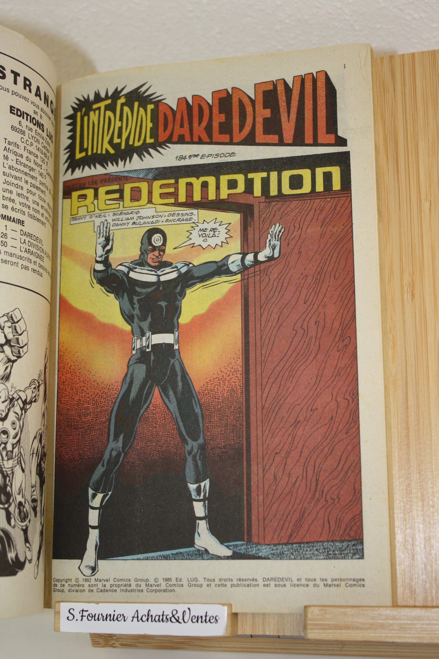 Daredevil : Rédemption = n°192 – Strange – Collectif – LUG – Périodique – 1985
