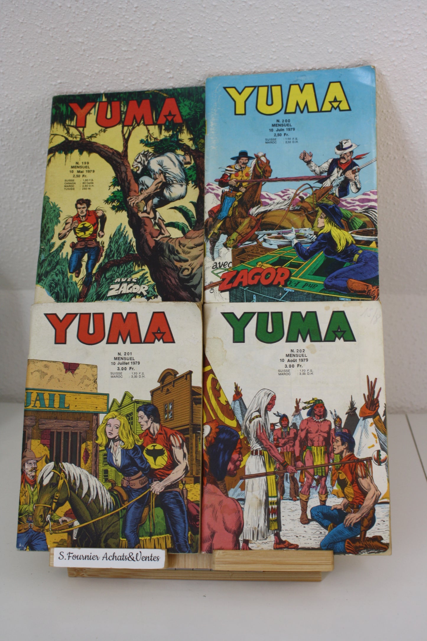 Yuma n°199 à 202 – Yuma – collectif – Lug – Périodique – 1979