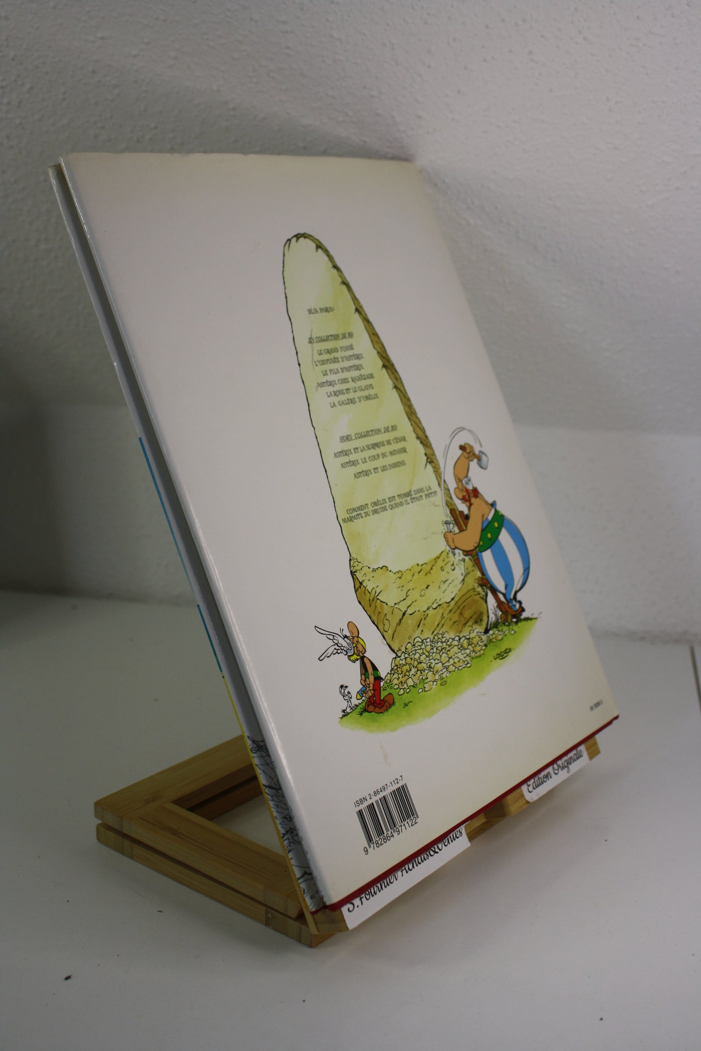 La galère d'Obélix (toilé rouge avec jaquette) – Astérix - Goscinny Uderzo – Albert René – Réédition – 1996
