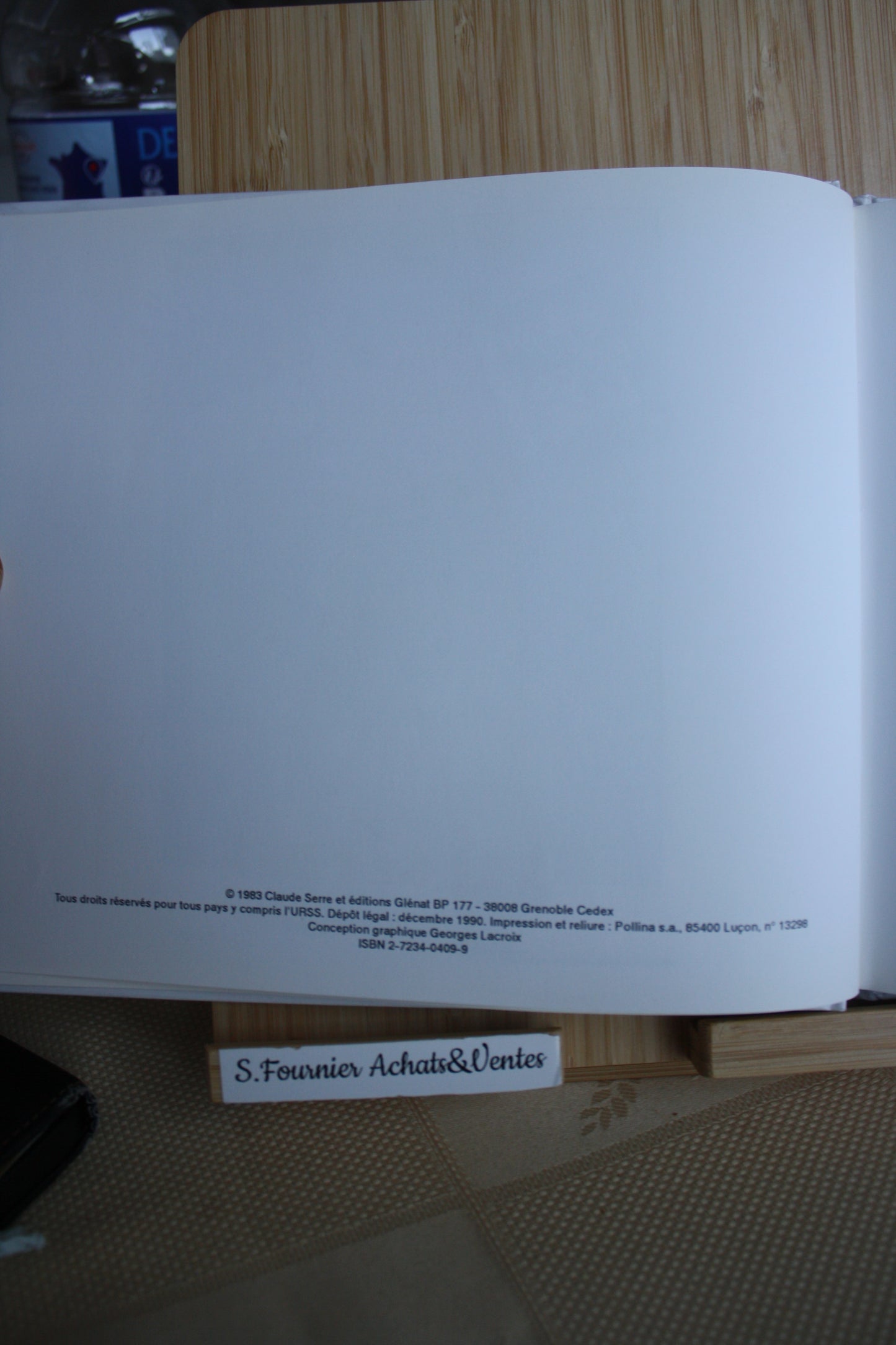Le bricolage – Humour – Serre – Glénat – Réédition – 1990