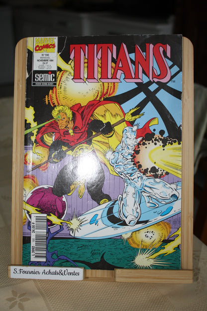 La vengeance du dieu tonnerre 3 = n°190 – Titans – Collectif – Semic – Périodique – 1994