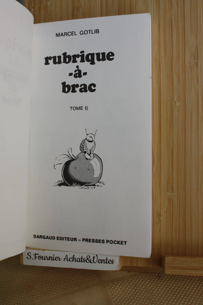 Rubrique à brac tome 6 – Humour - Gotilb – Pocket BD – Réédition – 1991 - Poche