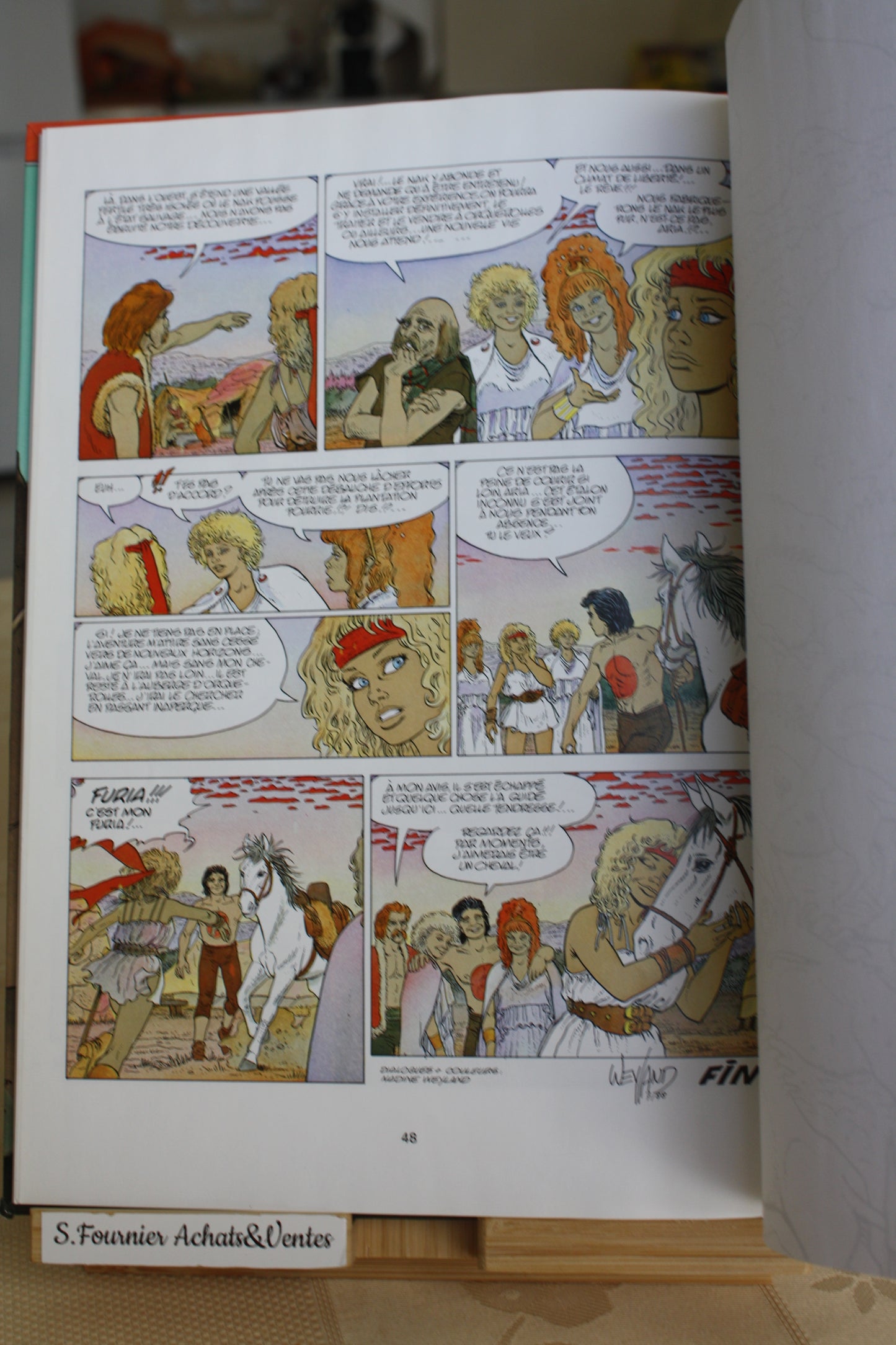 Les indomptables – Aria - Weyland – Repérage Dupuis – Réédition – 1998 - Abimé