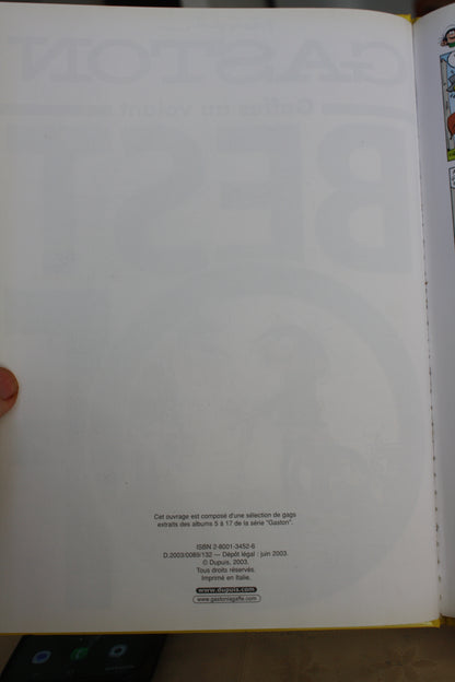 Best of Gaffes au volant – Gaston - Franquin – Dupuis – EO – 2003