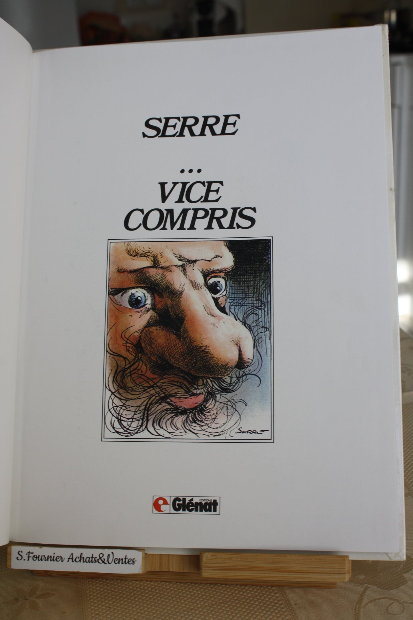 …Vice compris – Humour noir - Serre – Glénat – Réédition – 1984