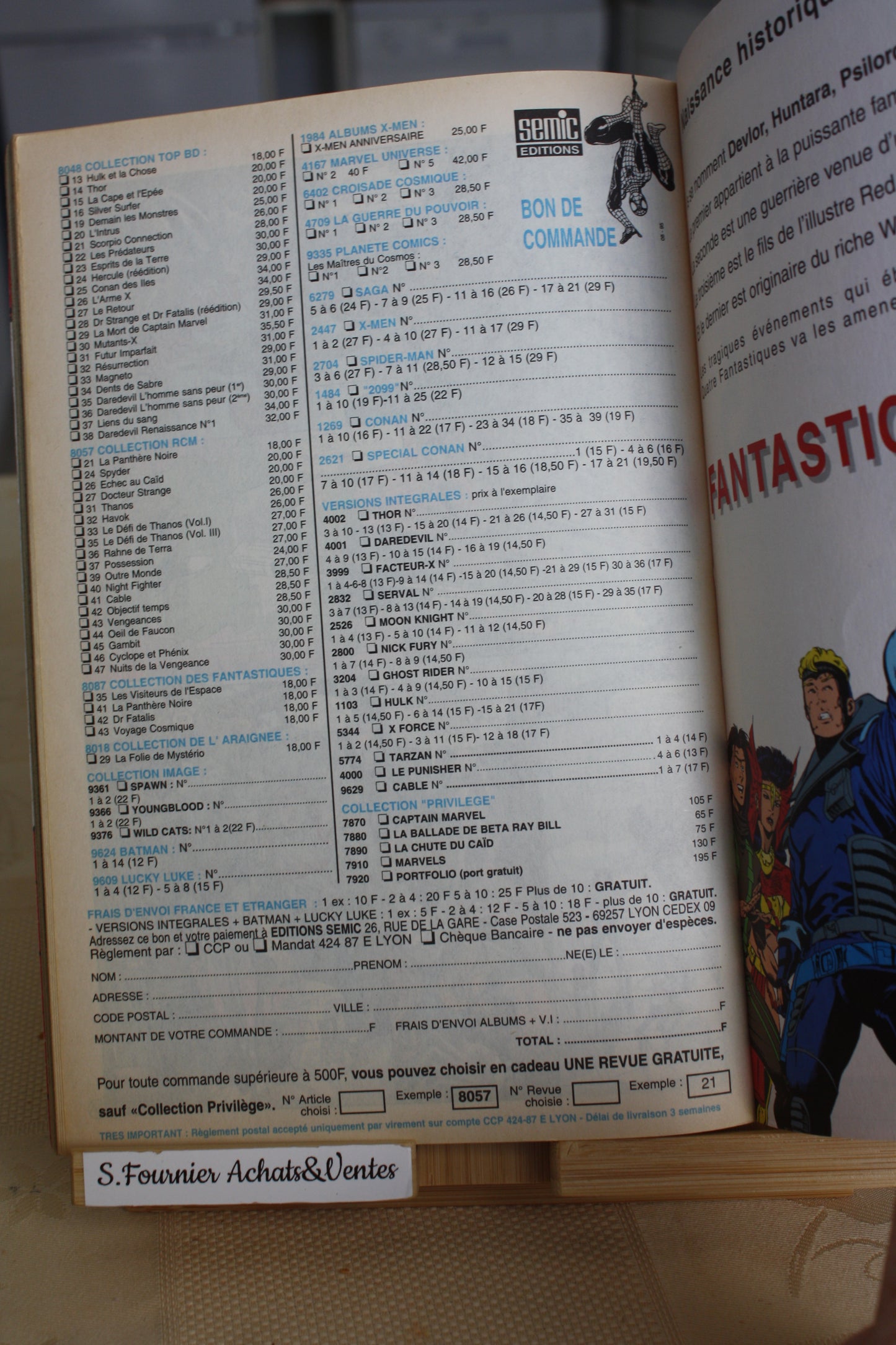 Excalibur, La Rencontre = n°199 – Titans – Collectif – Semic – Périodique – 1995