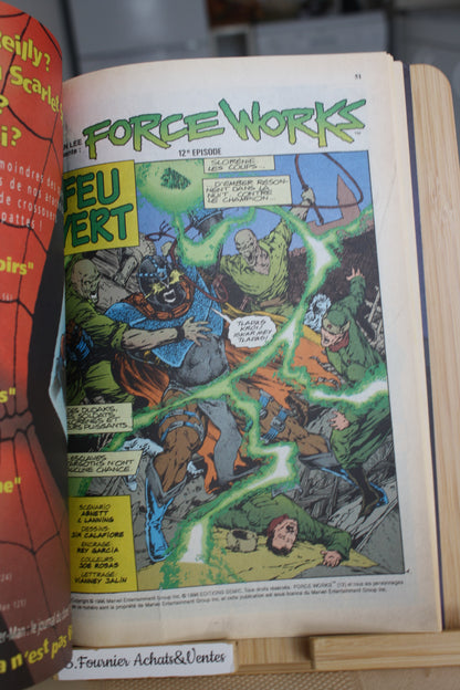 Excalibur, Fournaise = n°209 – Titans – Collectif – Semic – Périodique – 1996