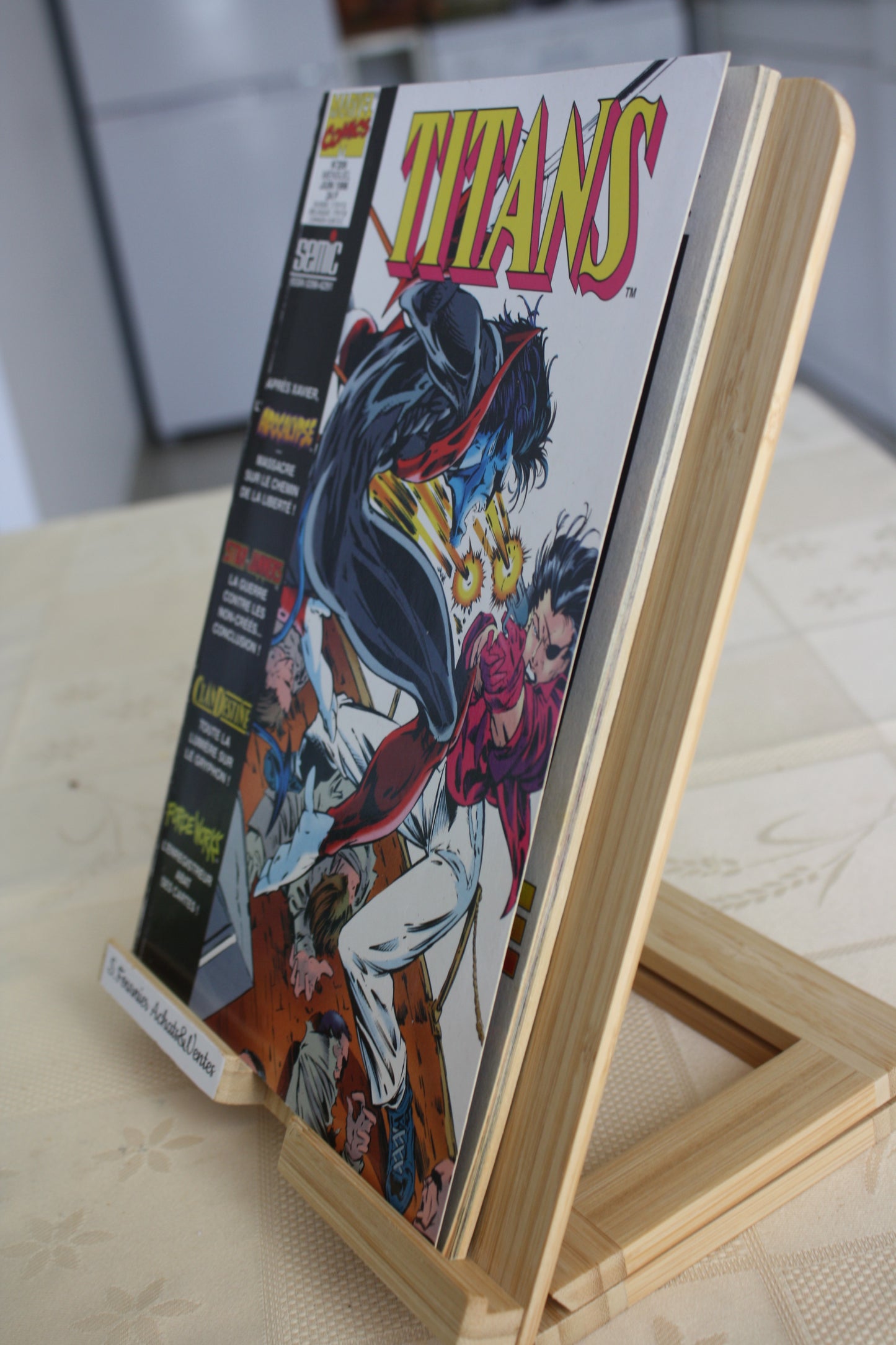 Excalibur, Fournaise = n°209 – Titans – Collectif – Semic – Périodique – 1996