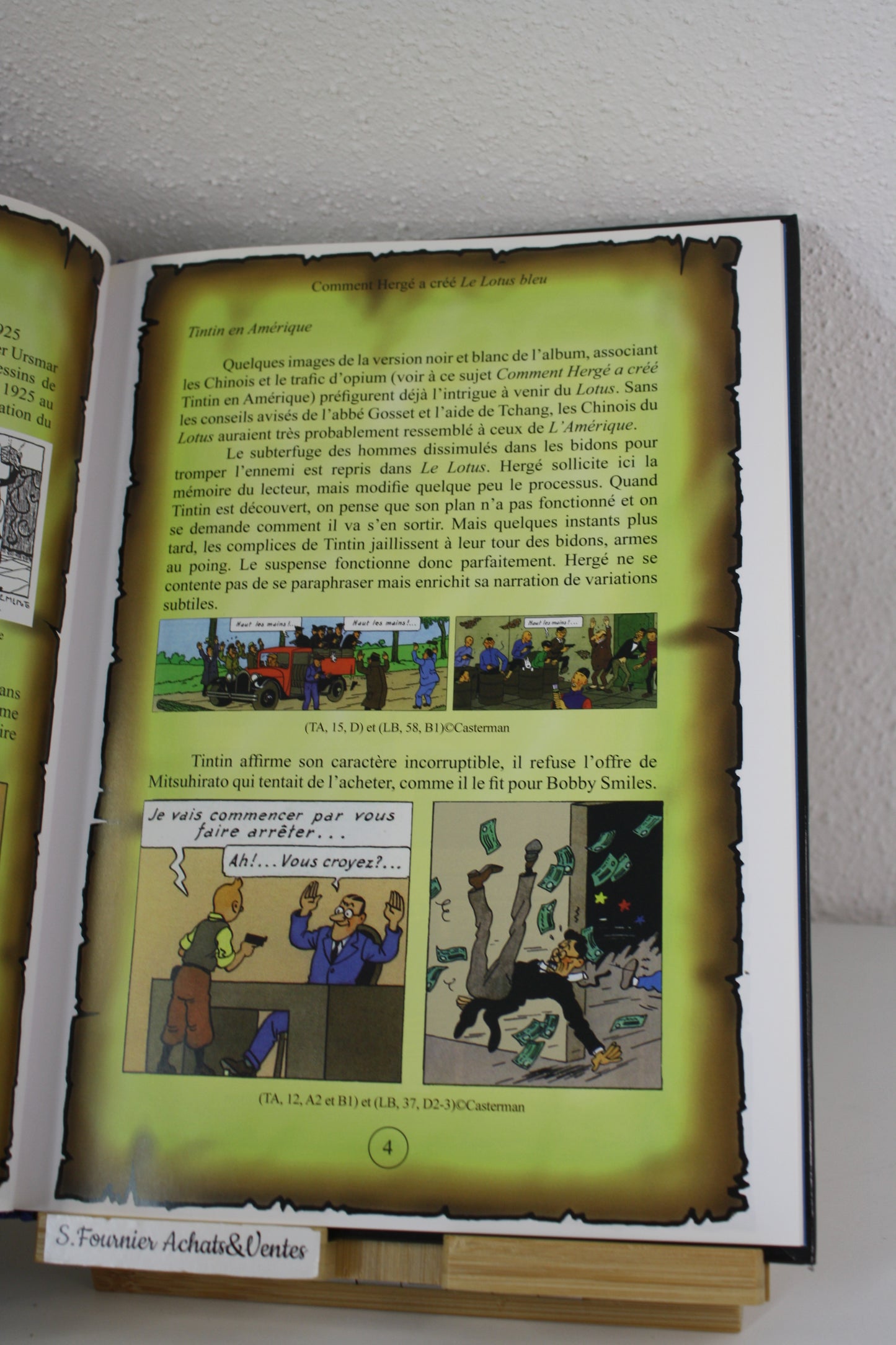 Comment Hergé a créé le lotus bleu – Tintin – de la Bateliere – Bédéstory – EO – 2009