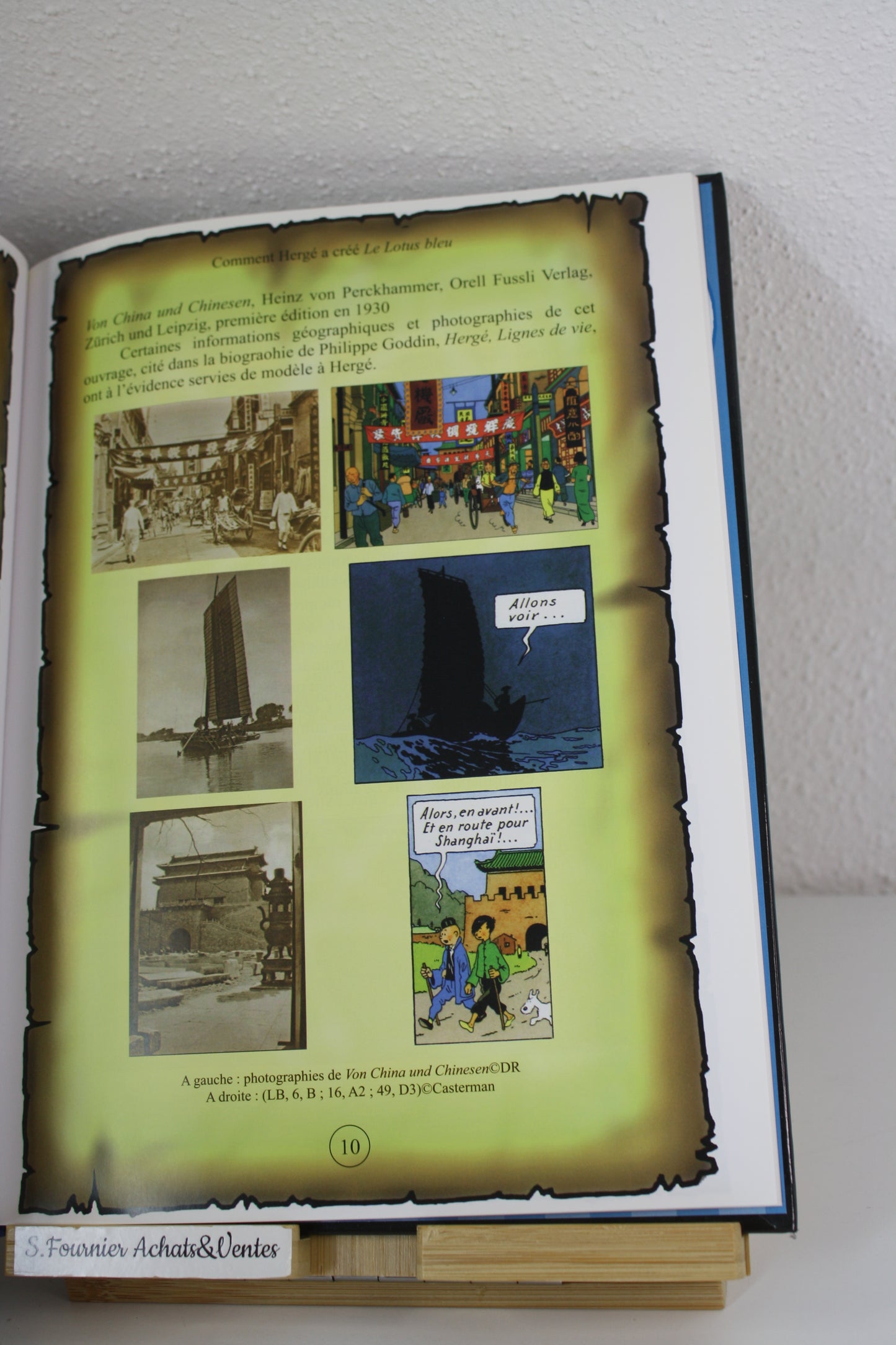 Comment Hergé a créé le lotus bleu – Tintin – de la Bateliere – Bédéstory – EO – 2009