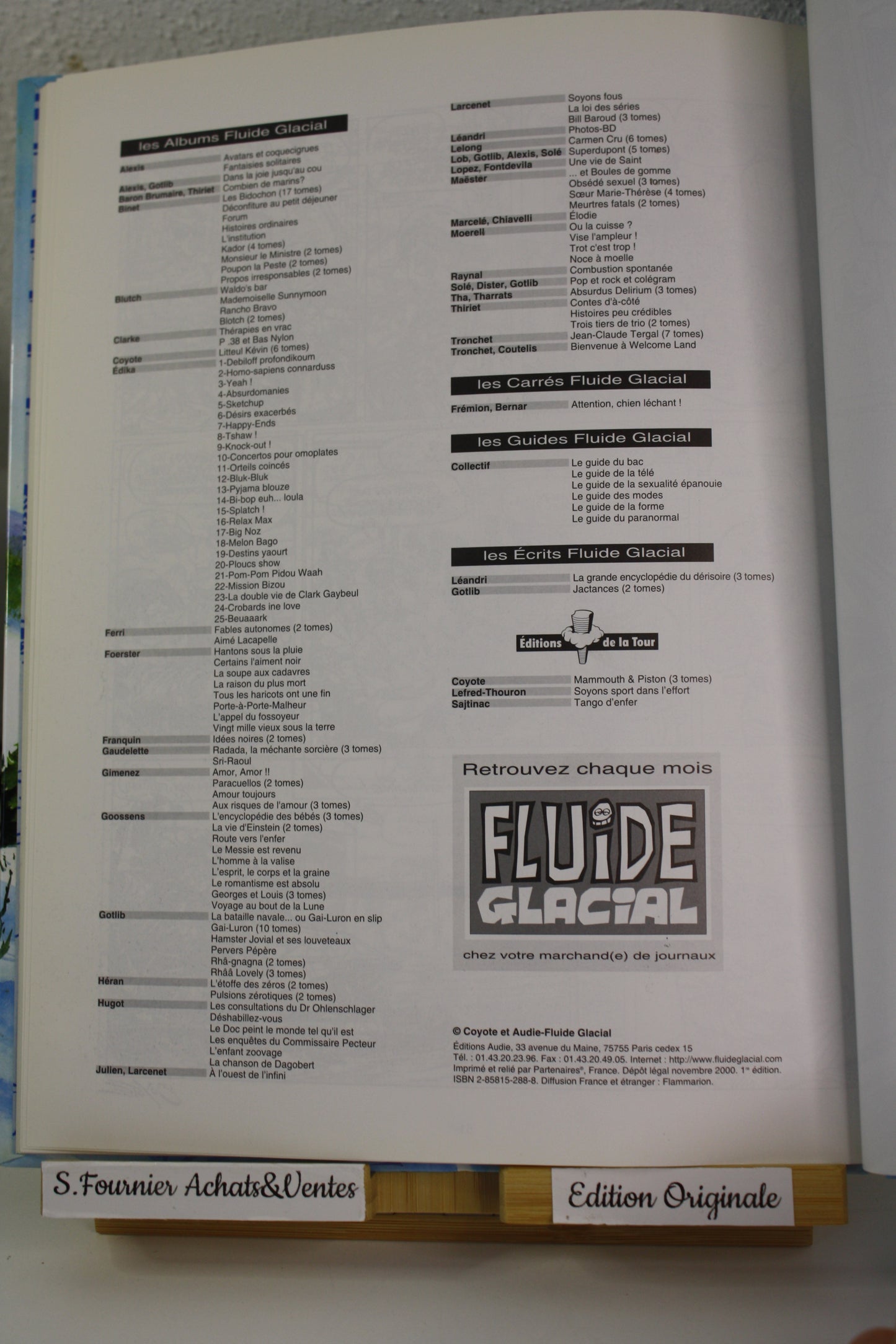 Tome 6 – Litteul Kévin – Coyote – Fluide Glacial – EO – 2000