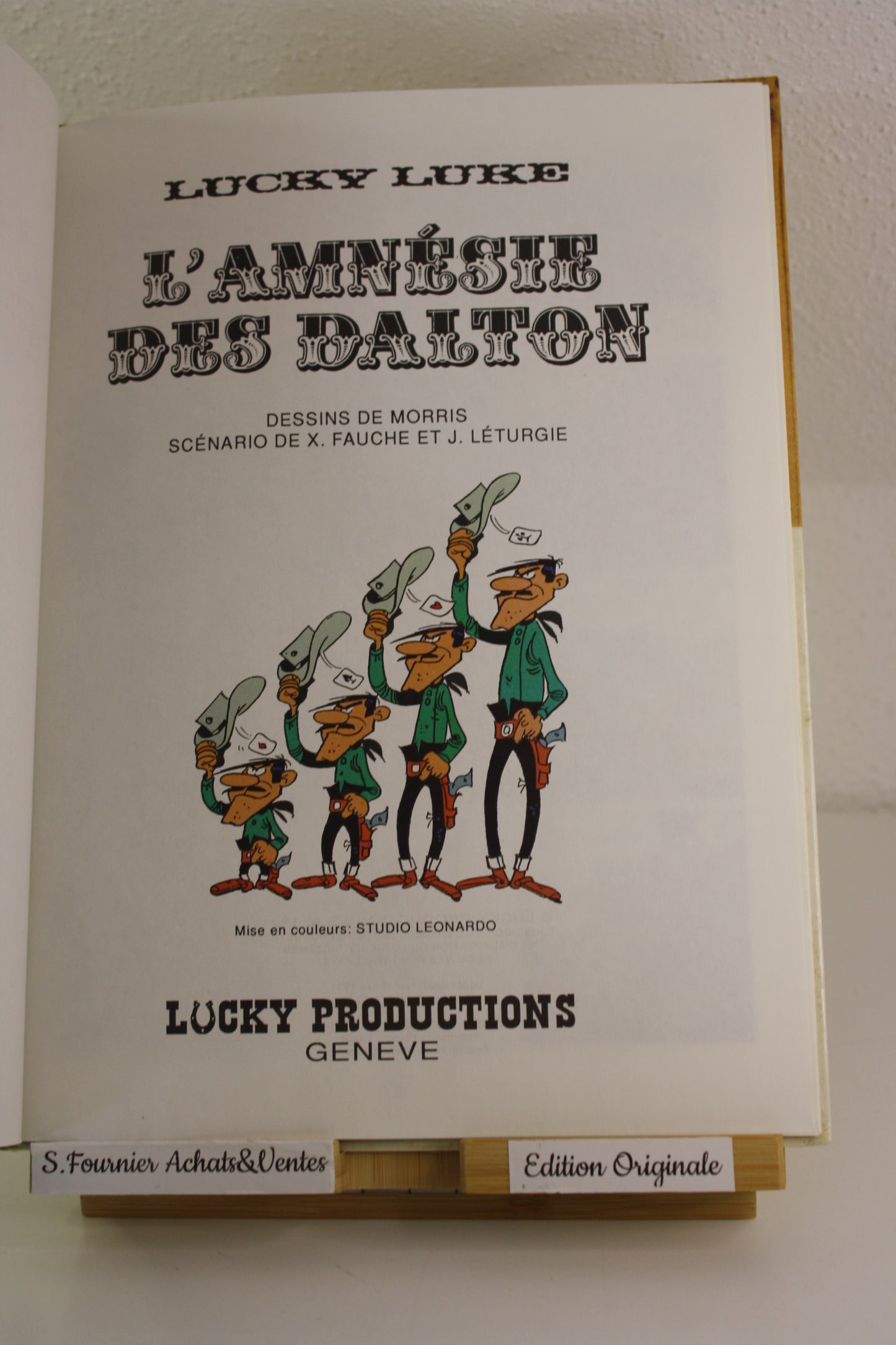 L’amnésie des Dalton – Lucky Luke – Morris – Lucky Production – EO – 1991