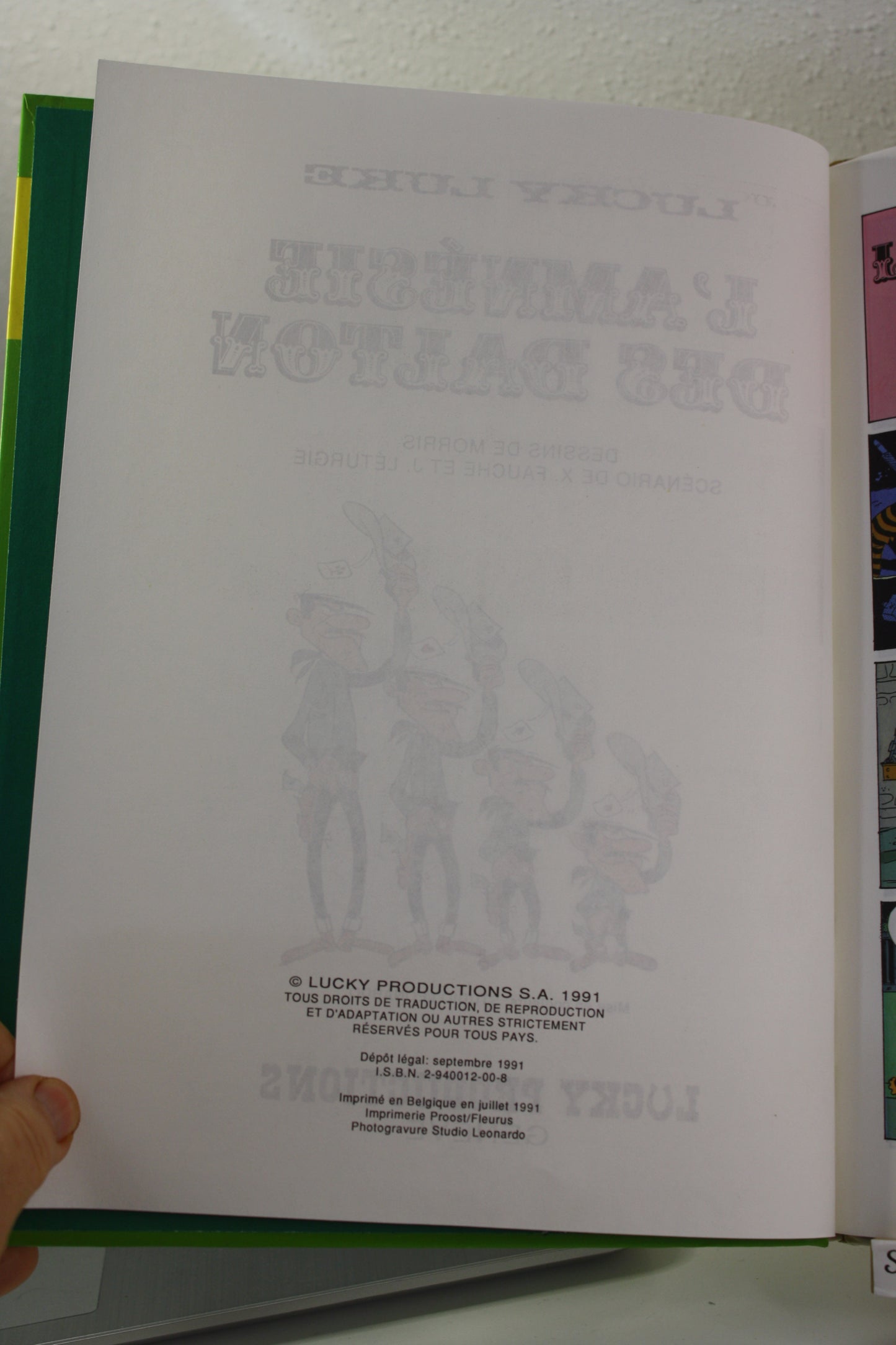 L’amnésie des Dalton – Lucky Luke – Morris – Lucky Production – EO – 1991