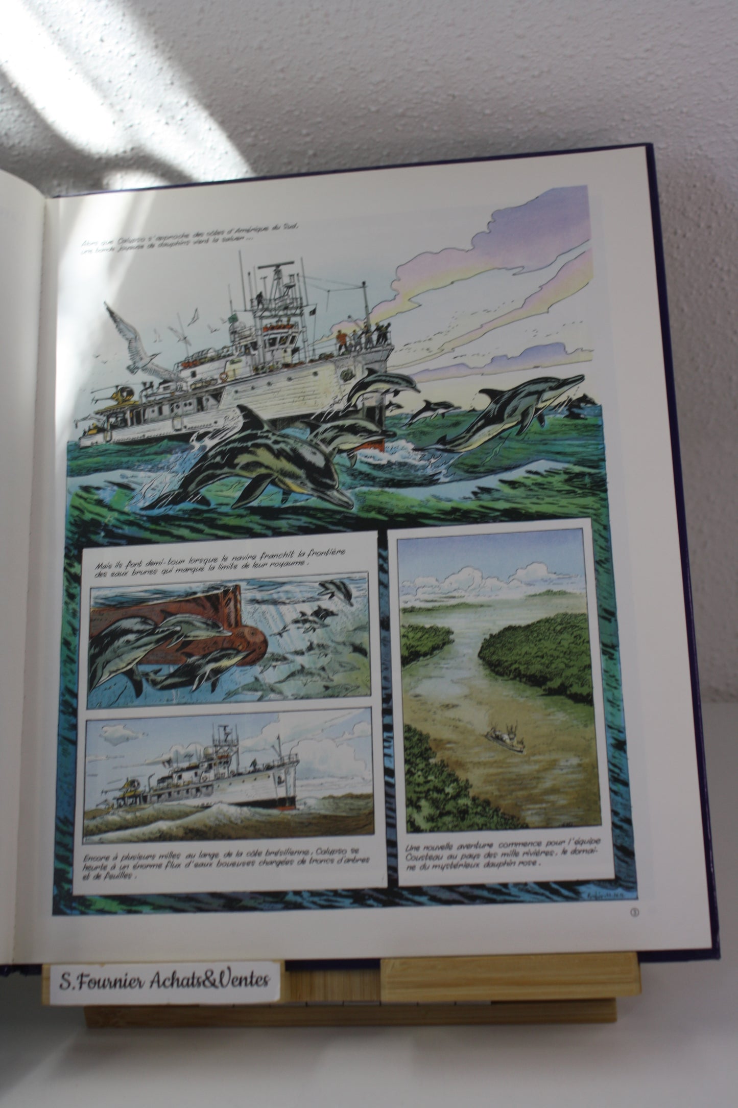 Le dauphin de l’amazone – L’équipe Cousteau – Sérafini – Robert Laffont – Réédition – 1989