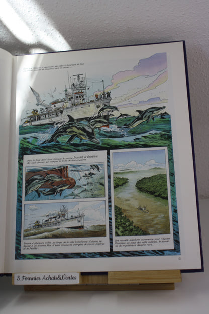 Le dauphin de l’amazone – L’équipe Cousteau – Sérafini – Robert Laffont – Réédition – 1989