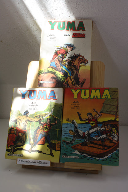Yuma n°224 à 226 – Yuma – collectif – Lug – Périodique – 1981